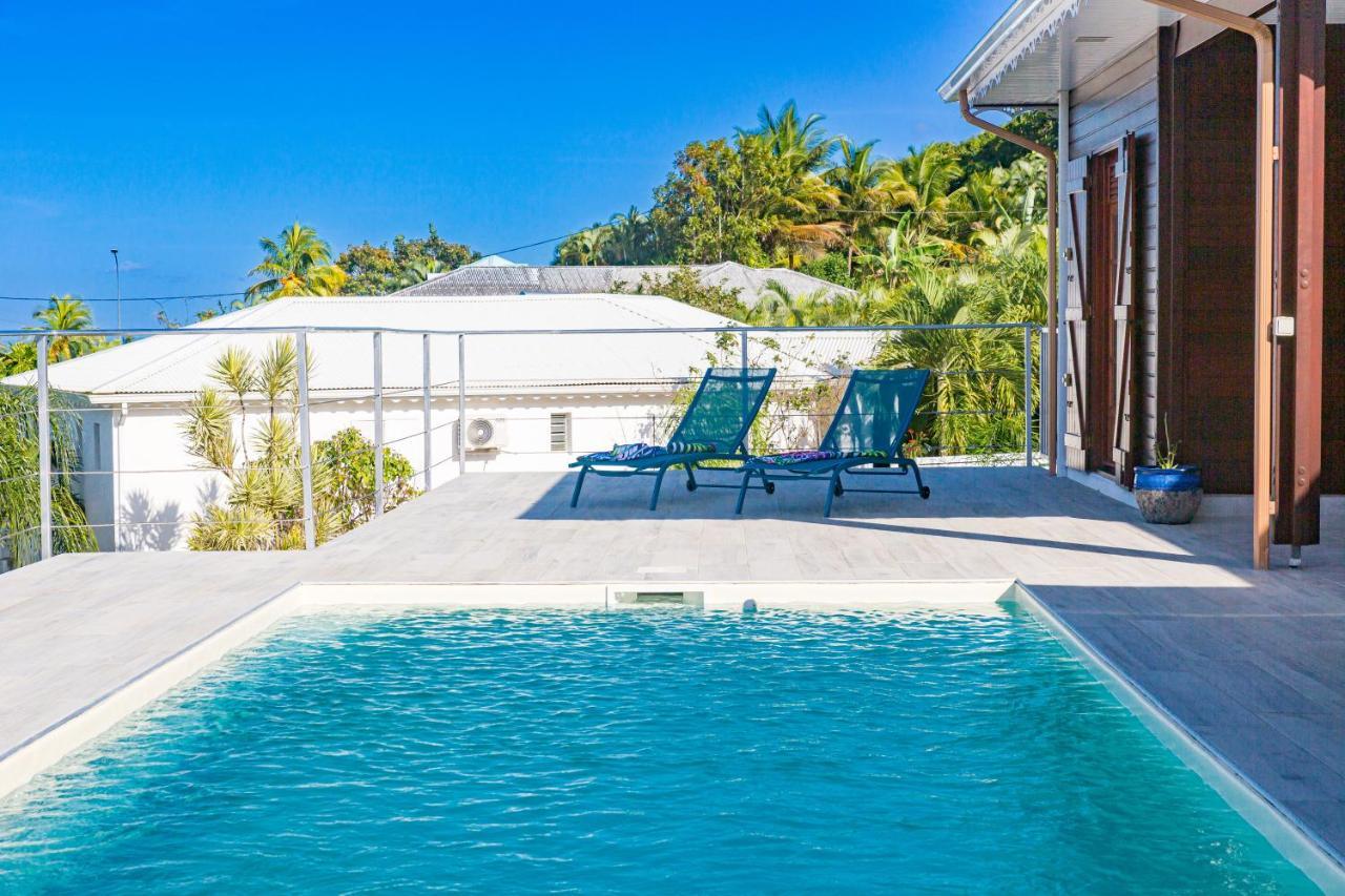 Lala Mangue-4Chambres-8Pers-Piscine Privee-Vue Mer Sainte-Rose Exterior photo